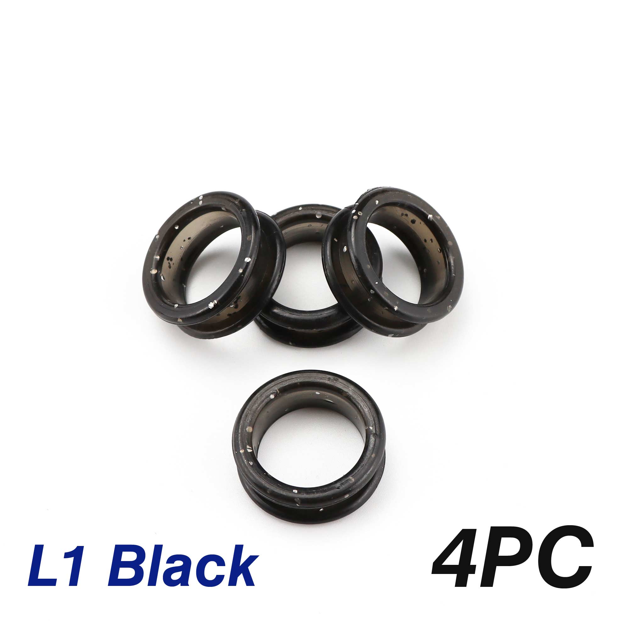 Silicone hair scissors, soft silica gel scissors for any scissors, accessories to hold: L1-4PC