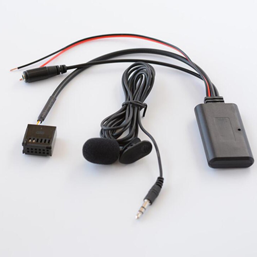 Adaptador de micrófono auxiliar de entrada Biurlink 150CM 6000cd Cable manos libres 12 pines accesorios de interfaz para ford focus mondeo: Default Title