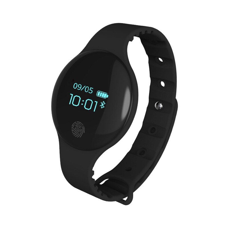 Farbe Touchscreen Smartwatch Bewegung erkennung Clever Uhr Sport Fitness Männer Frauen Tragbare Geräte Für IOS Android: Schwarz