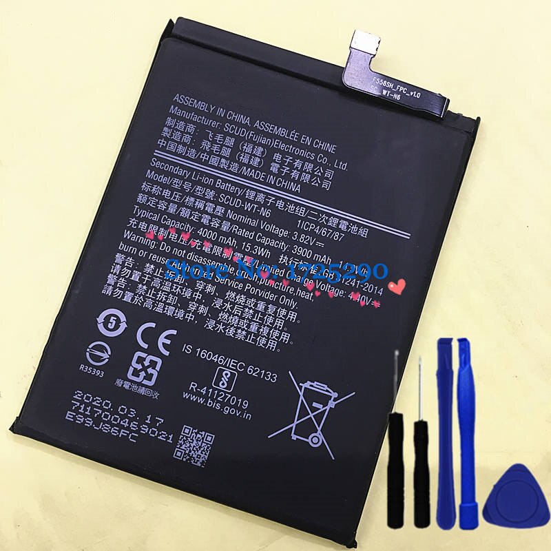 Originele SCUD-WT-N6 4000Mah Batterij Voor Samsung Galaxy A10s A20s SM-A2070 SM-A107F + Gereedschap