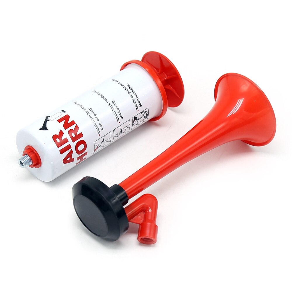 Pompe à Air manuelle Super klaxon, 100db, trompette en plastique, avec pompe à gaz