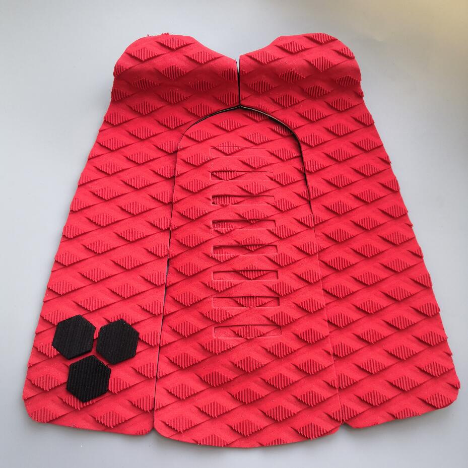 style eva deck pads surfboard foot pads traction tail pads: Red