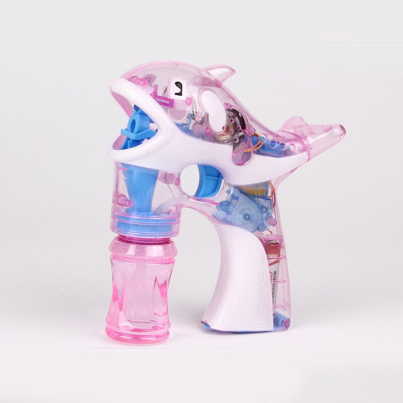 Flash Bubble Gun bolle soffiatore con luci lampeggianti a LED sparatutto festa bolle macchina regalo con acqua bolla gratuita divertimento all'aperto