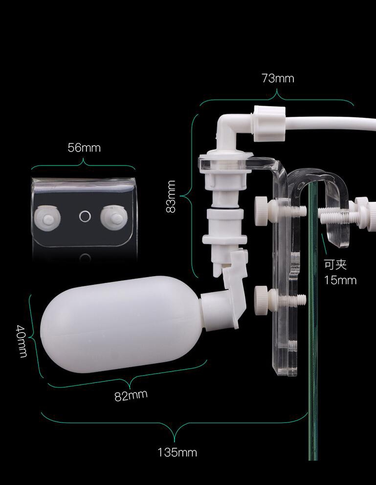 1"/4" Aquarium auto water filler RO Reverse Osmosis Water Auto Refill Shut Float Valve Sump Assorted Kit Fish tank float