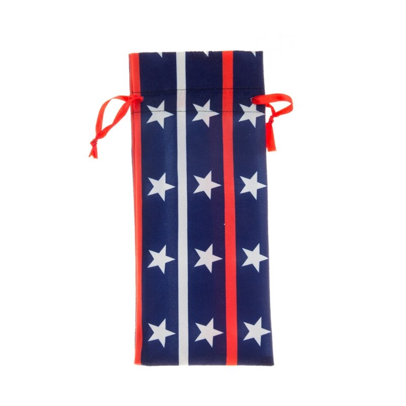Unabhängigkeit Schild Wein Flasche Abdeckung Patriotischen 4th von Juli Denkmal Schild Dekor Wein