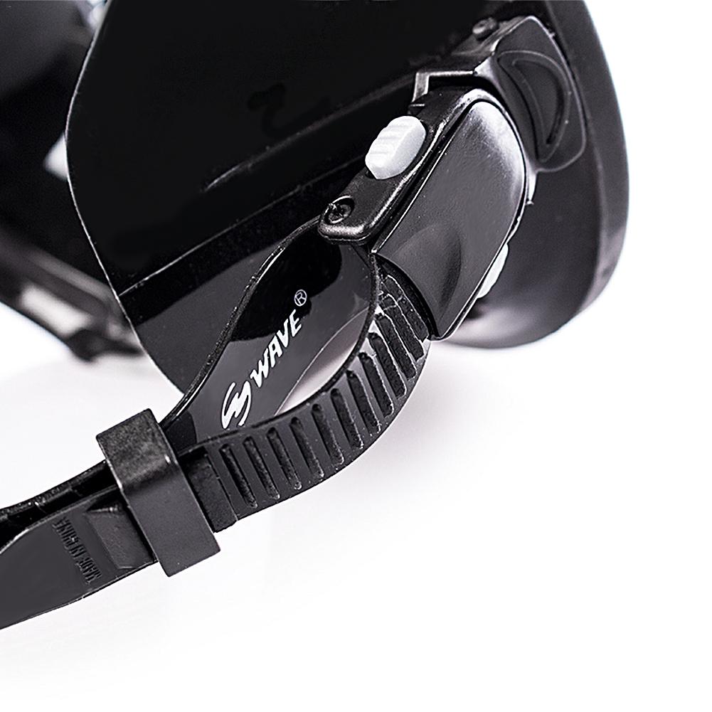 Panoramic Wide View Diving Mask Durable Aquatics Scuba Diving Snorkeling Frameless Mask Tempered Glass Diving Goggle Mask