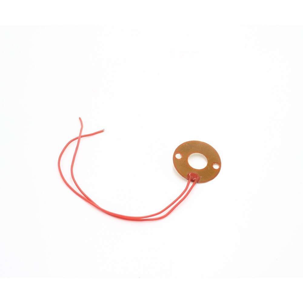 Calentador de poliamida PI redondo 40mm 12V 0,7 W Placa de película de calentamiento cojín de Panel calefactado eléctrico estera lámina adhesiva Flexible electrotérmica