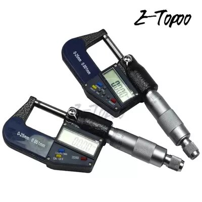 Super LCD display 0-25mm 0.001 mm micrometro Electronic digital micrometer outside digital micrometer measuring tools