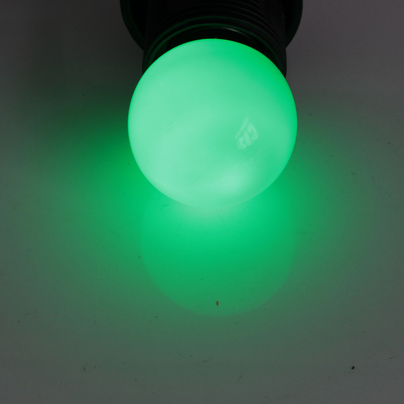 1pcs Lampade Led Bulb B22 Mini Colorful 12 24 V Volt 110V 220v 1W G45 Decorative Christmas Night Light 12V 24V Home Lamp: Clear / green
