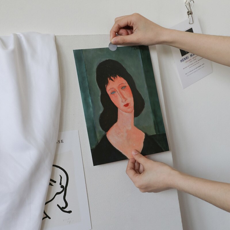 Ins 5 ark retro abstrakt kunst postkort foto rekvisitter dekoration kort collocation diy værelse baggrund væg klistermærke lykønskningskort