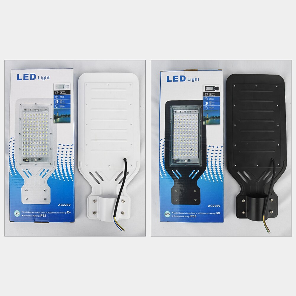 Utendørs gatelykt vegg vanntett  ip65 100w industriell hage firkantet motorvei ledet veglampe moderne belysning  ac110v 120v 220v
