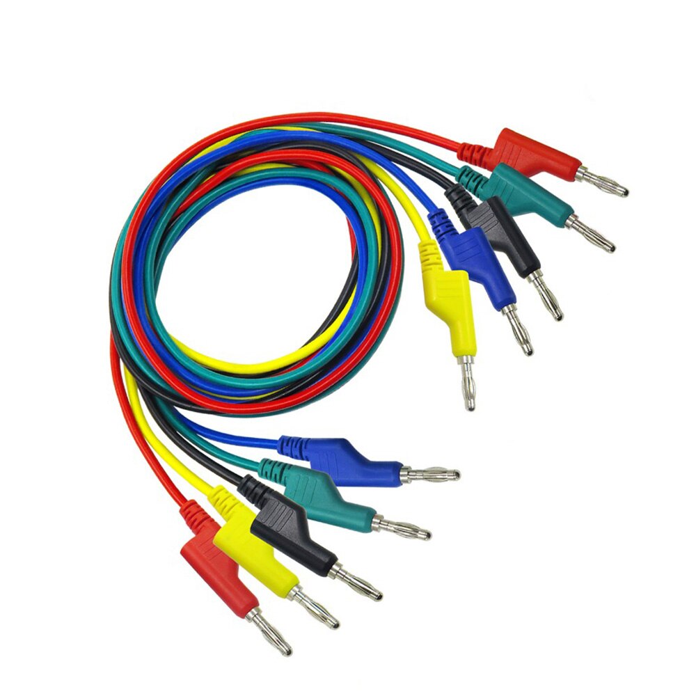 Cleqee P1036B series 4mm Dual Stackable Banana Plug Test Leads Kit with Alligator Clip Spade Plug &amp; Test Probes for Multimeter: P1036