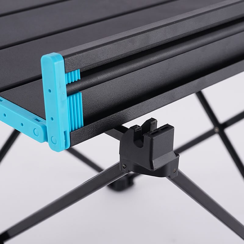 Sammenleggbart campingbord bærbart ultralett aluminiumsbord med oppbevaringspose til utendørs, camping, piknik