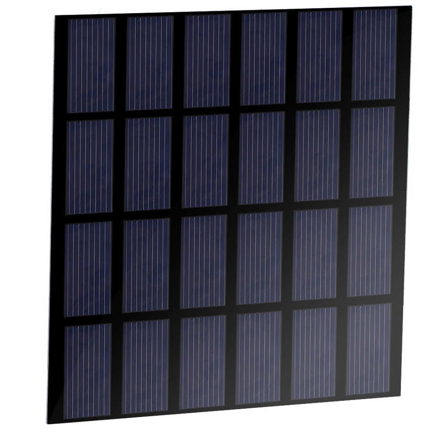 6V Mini Polysilicon Solar Panel PET Laminated Board DIY Battery Charger for Outdoor solar cells