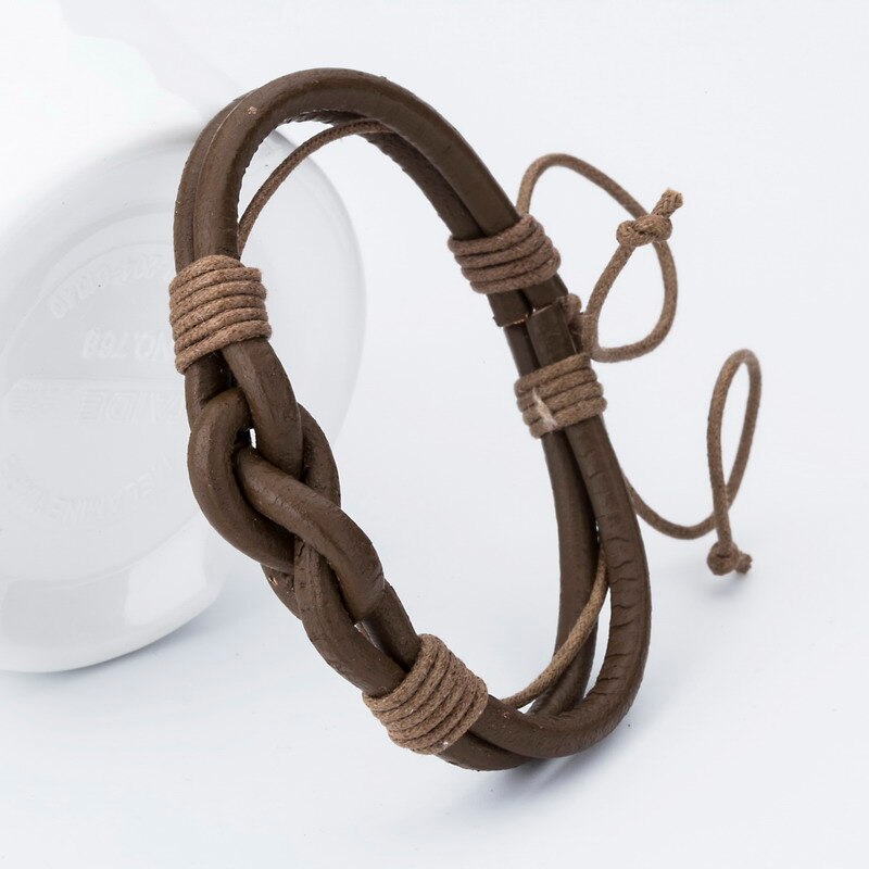 Armbänder Neue Charme Leder Armband männer Armbänder Beliebte Jungen DIY Verband Strang Handgemachte Webart Armbänder!