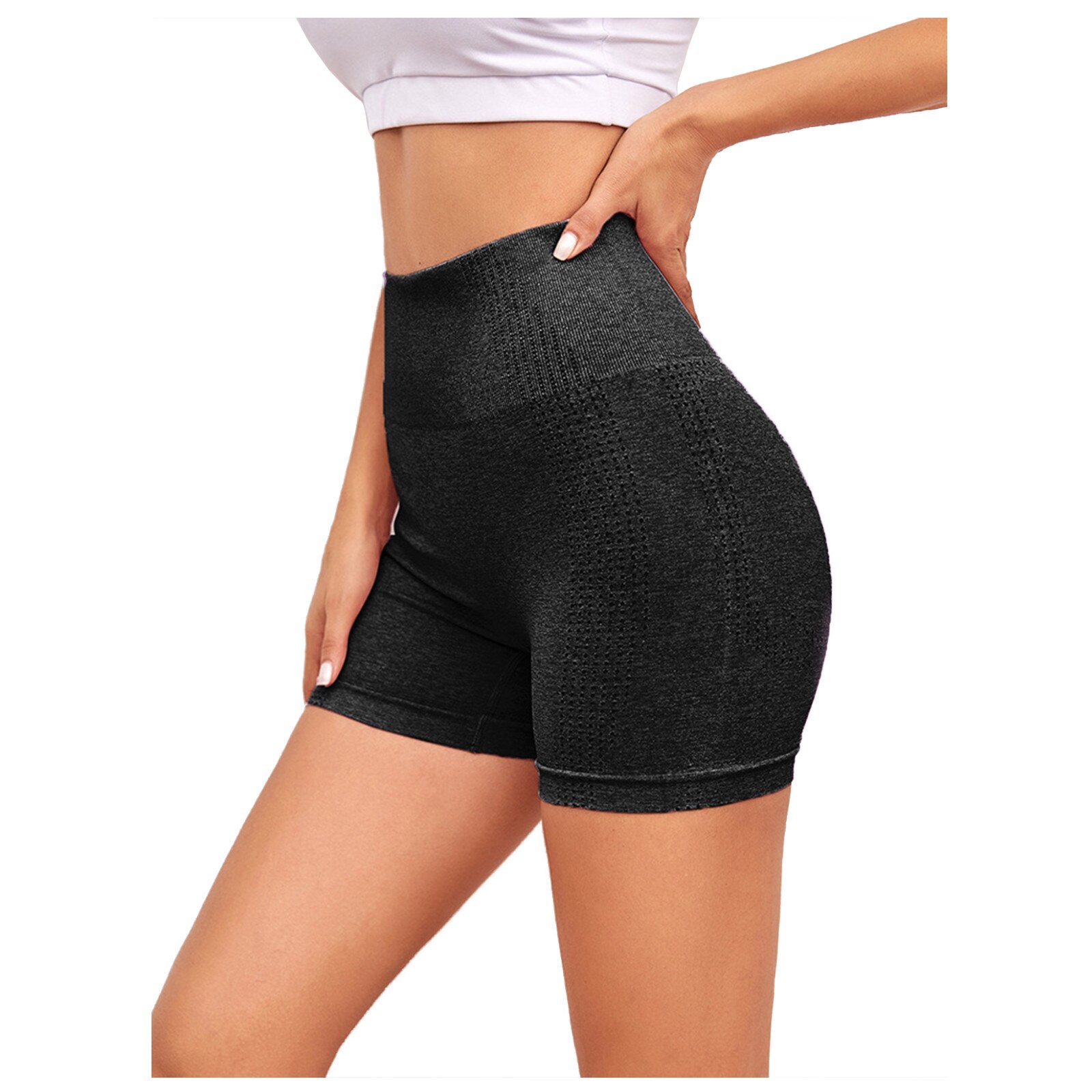 Joyshaper Dames onderbroek onder rok korte broek yoga shorts korte strakke boxershorts korte leggings boyshort naadloze korsetbroek, beige, M