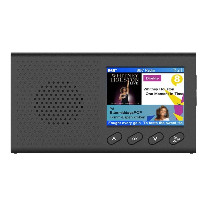 DAB Radio with 2.4 Inch Color LCD Sn Rechargeable Handheld Digital FM DAB MP3 Player Digital Tuner Broadcast