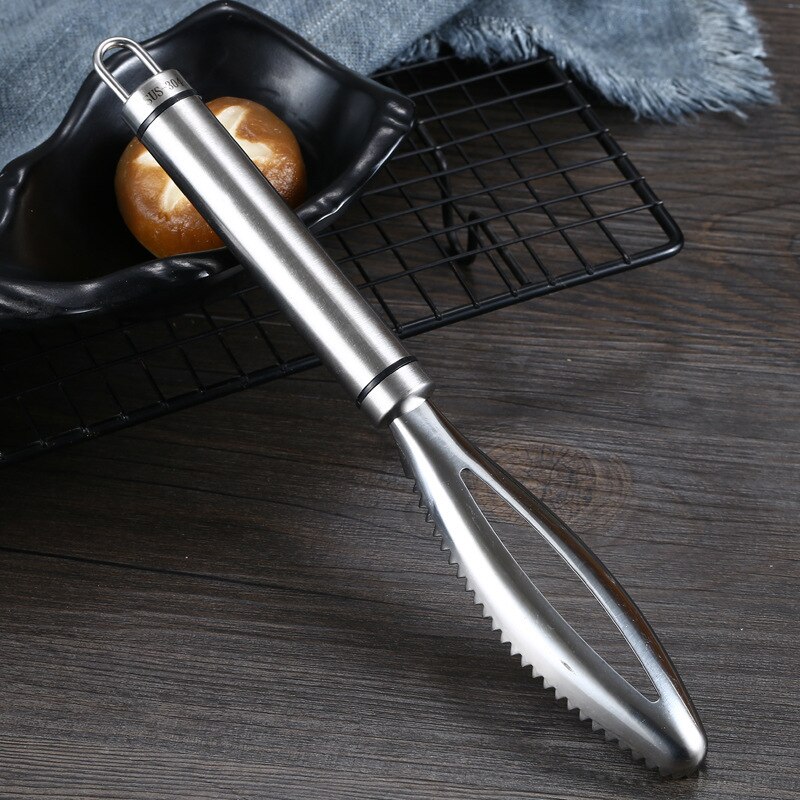 Schubben Schraper Vis Huid Raspen Roestvrij Staal Snelle Schubben Borstel Dunschiller Remover Zeevruchten Hulpmiddel Keuken Accessoires