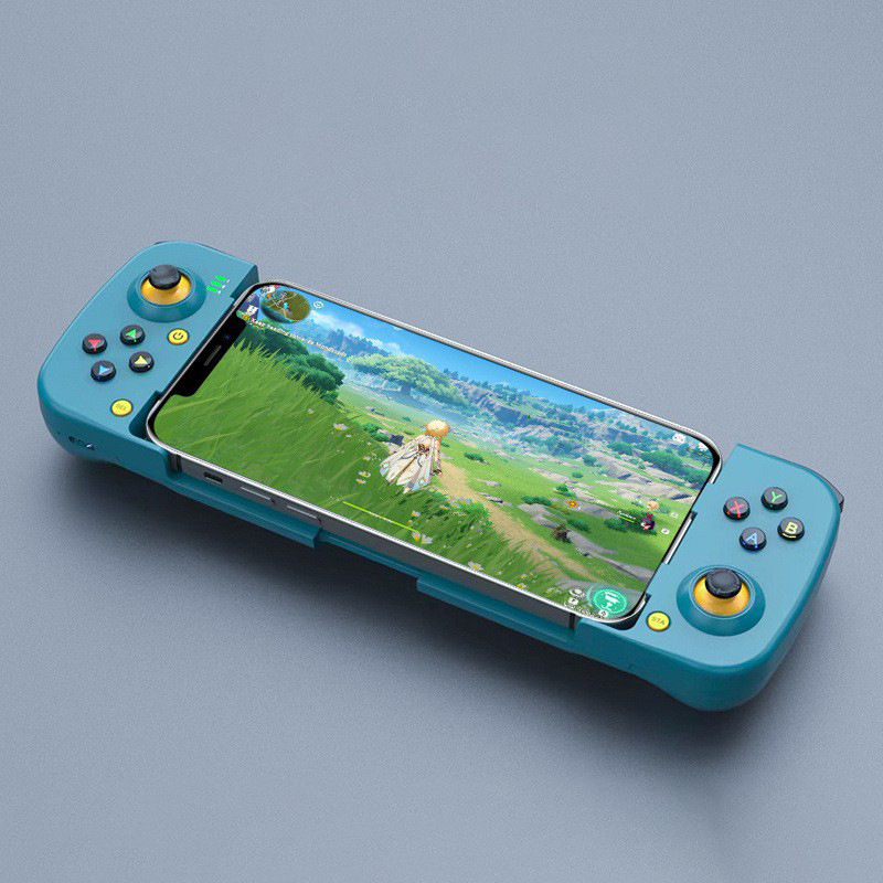 D3 gamepad mobile phone controller with expandable game controller support for Android/iOS/Hongmeng mobile phone game controller: silver