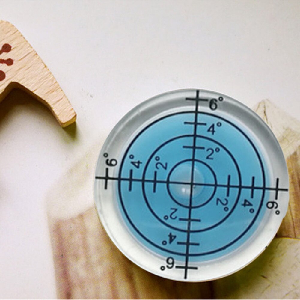 1/3pcs Spirit Level Bubble 32mm X 7mm Mini Round Bullseye Leveller Boat Caravan Tile Precision Leveling Bubble With Scale Green