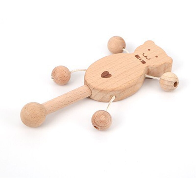 Baby Spielzeug 0 12 Monate Aus Holz Rassel Spielzeug Baby Shaker Hand Glocke Baby Rassel Sand Hammer Musical Spielzeug Montessori Pädagogisches spielzeug: WT528