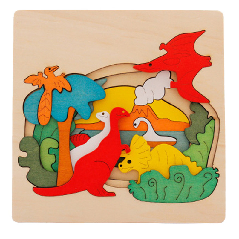 Echt Holz Puzzle Spielzeug Ebene Transport Multi-imensional 3d Puzzle Puzzle mehrschichtig Früer Pädagogische Für freundlicher: Jura Park