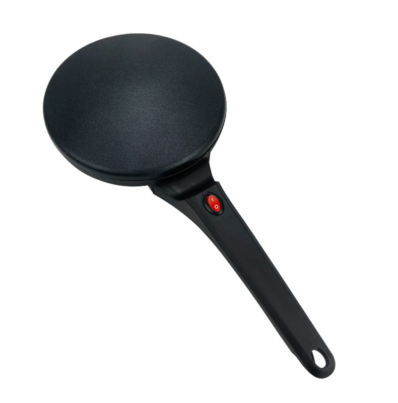 Non-stick Electric Crepe Pizza Maker Pancake Machine Non-stick Griddle Baking Pan Cake Machine Kitchen Cooking Tools Crepe: Black