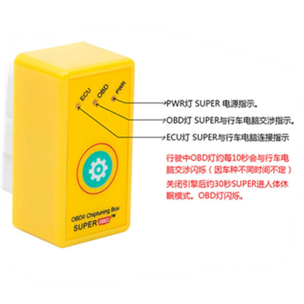 Performance Chip Tuning Box OBD II for Benzine/Gas/Petrol Car Durable