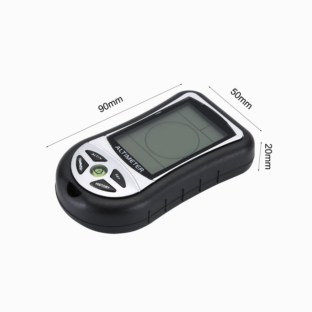 8 In 1 Digital LCD Compass Altimeter Barometer Thermo Temperature Clock Calendar for outdoor hiking fishing