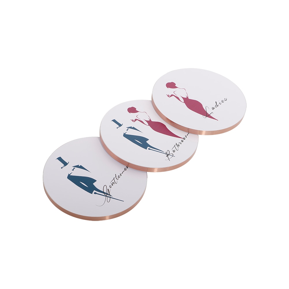 Signage Suppliers Custom Letters Icon Printing Door Sign Plate Holder Wall Mount Signboard Toilet door