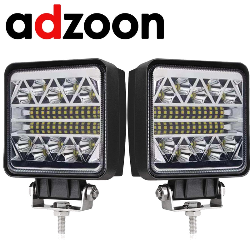Adzoon 126 wled arbejdslampe 10 30v 4wd 12v til off road truck bus båd tåge lys bil lys samling