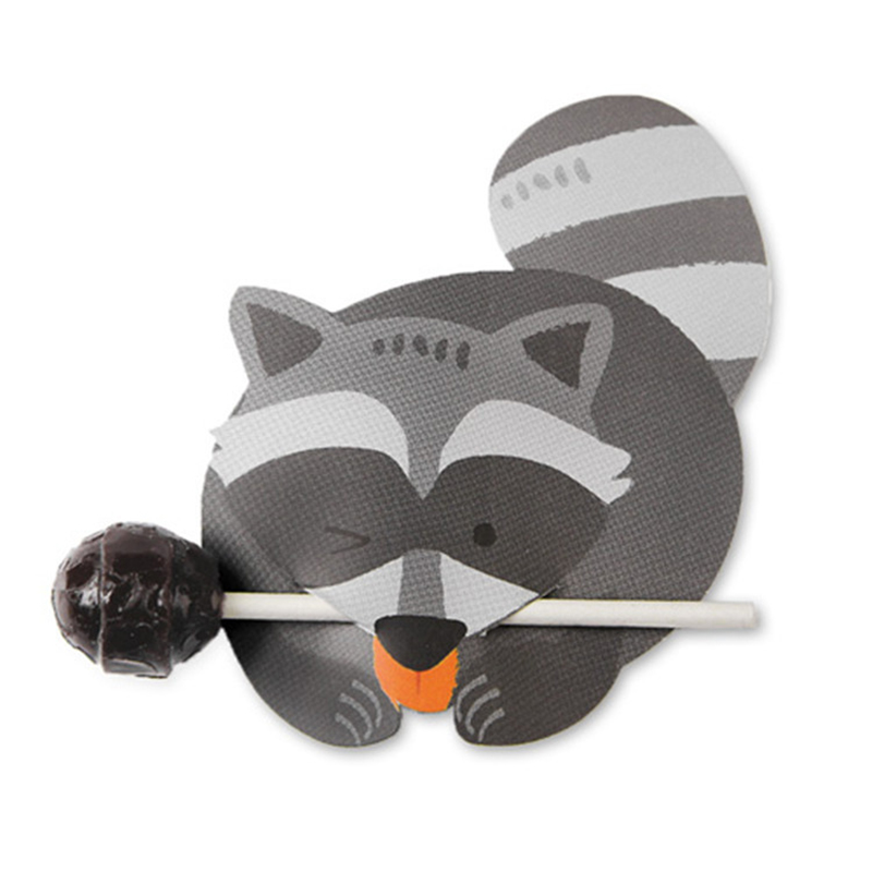 Cartes de décoration de sucettes de dessin animé mignon, 50 pièces, insectes abeilles coccinelle lapin, fournitures de fête d'anniversaire et de mariage, de bonbons pour enfants