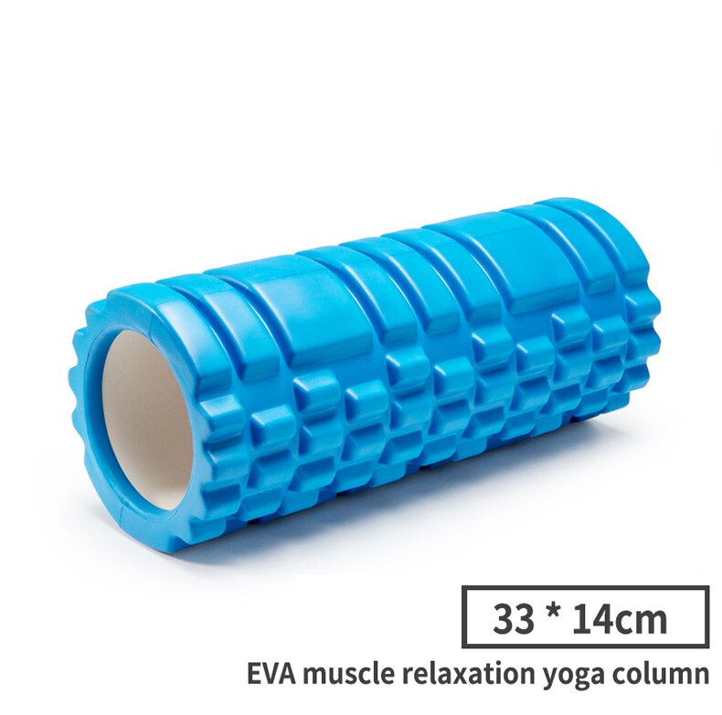 Yoga Spalte Säule Keule Stöcke Schaum Wellen Halten Massage Stöcke Welle Stöcke Heimat Fitness Sport Faszie Muskeln Zu Entspannen Rollen: Blau