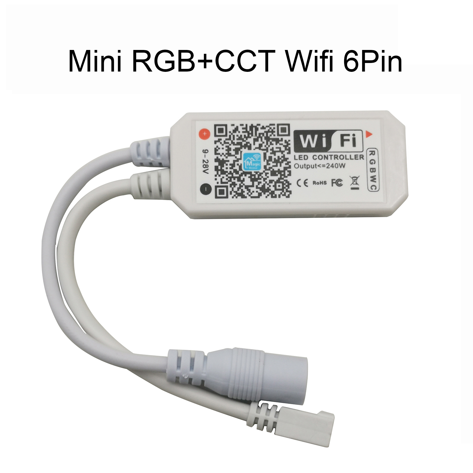 Magic Home Bluetooth WiFi LED Controller IR RF 5V 12V 24V for WS2811 WS2812B SK6812 Single Color RGB RGBW RGBCCT LED Strip