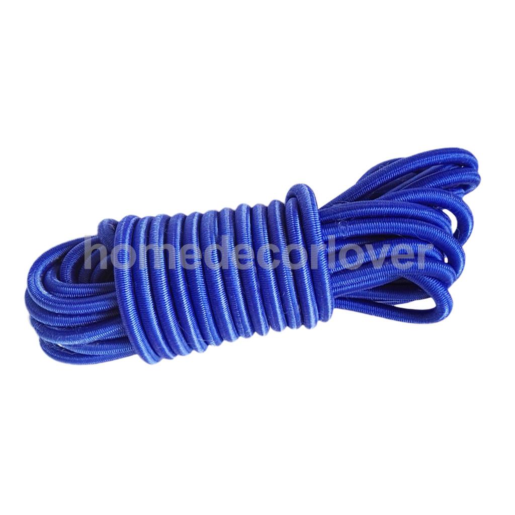 4mm x 10 meter sterk elastisch bungee-koord schokkoord vastbinden doe-het-zelf verschillende kleuren