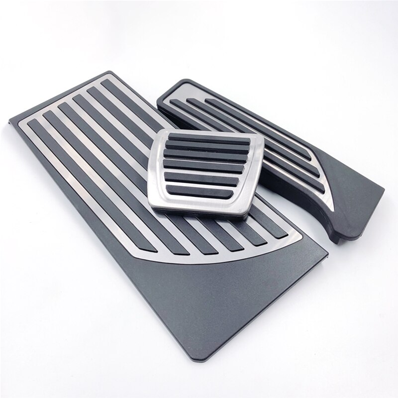 Stainless Steel Car Accelerator Brake Foot Rest Pedal Pads for Alfa Romeo Stelvio No Drilling Pedals Car Accessories