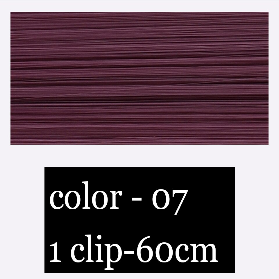 extensions cheveux clip naturel rajout cheveux rajout cheveux Pince synthétique en extension de cheveux rose pièces arc-en-ciel pour les femmes extensions couleur colorée extensions de cheveux perruque MUMUPI: 17
