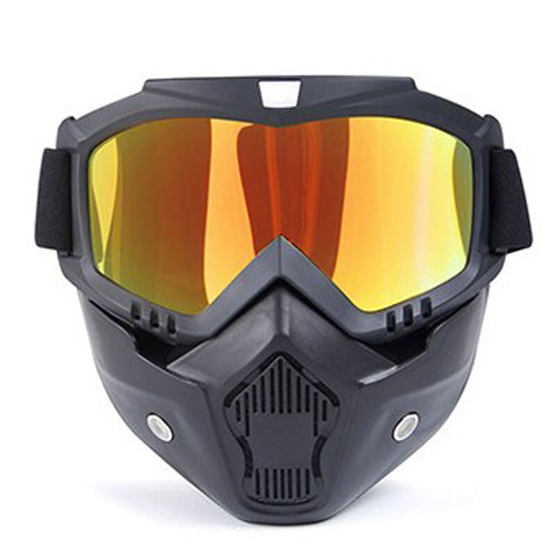 Snøskibriller snøscooterbriller skimaske snowboardbriller vindtette motocrosssolbriller utendørs  uv400 sykkelbriller: Gull