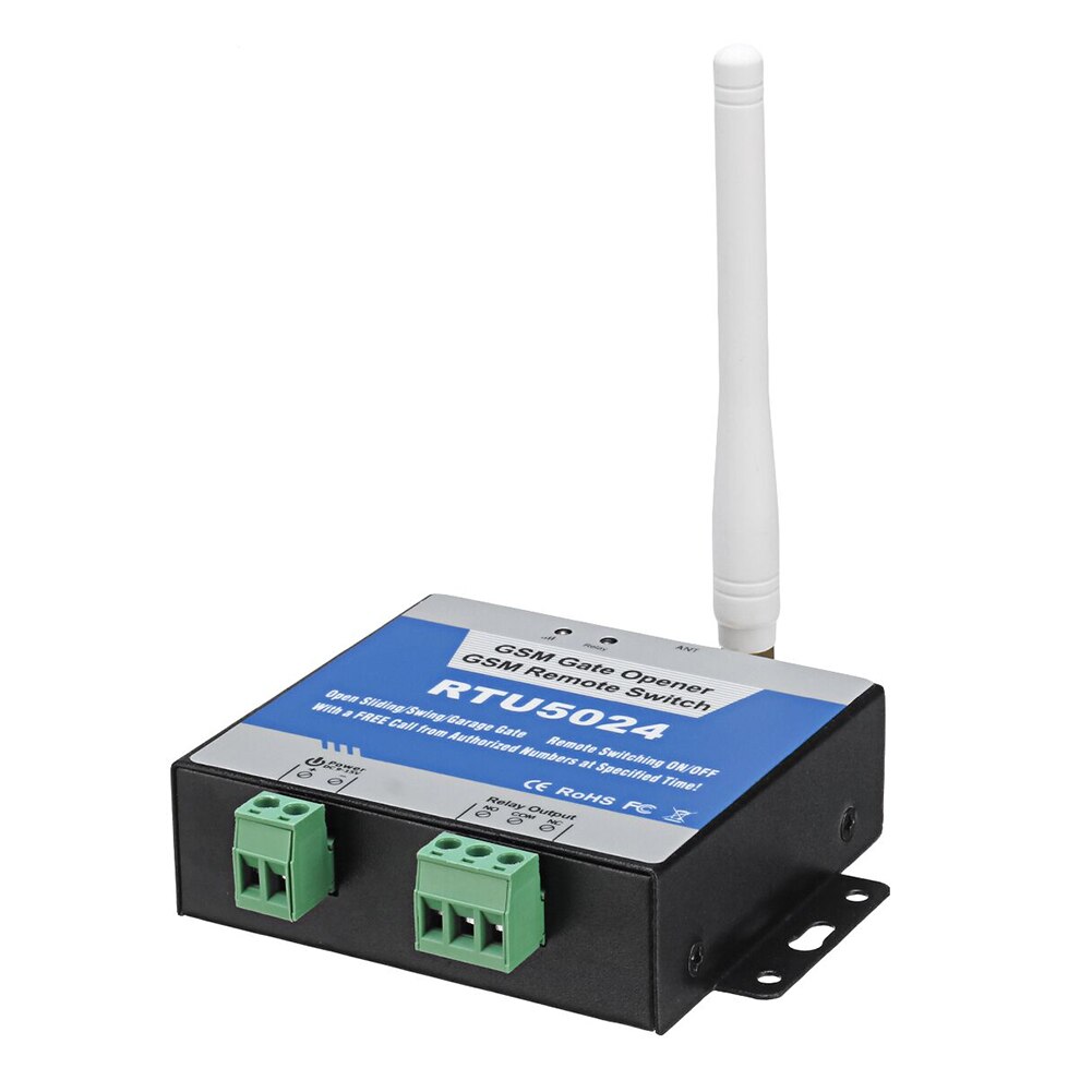 The GSM 3G 4G Gate Opener RTU5024 is an Powerful Wireless Relay Used for Authorized Door Access, Controlling Gates by SIM Card