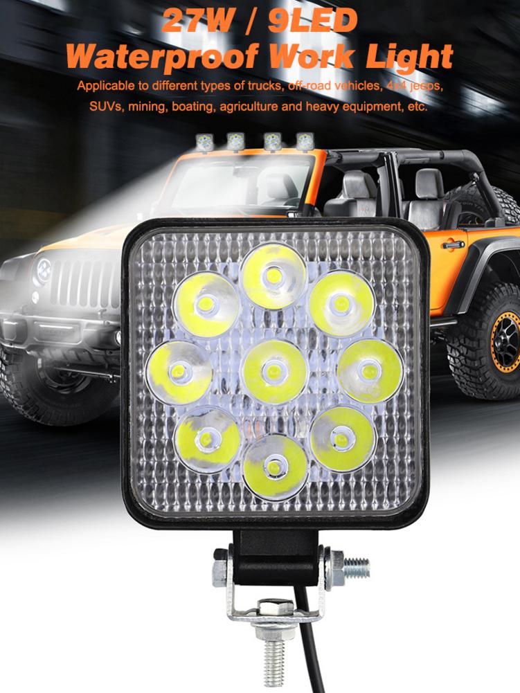 4 stuks 18 W led-werklampen, offroad, led-koplampen, 12 V/24 V