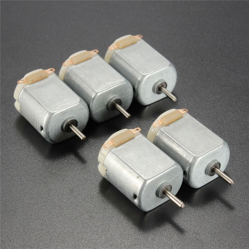 Mtspace 5 stk / sett  dc 3v mini motor til diy fjernkontrollen leken bil robot 18000 rmp / minutt 20 x 15 x 25mm