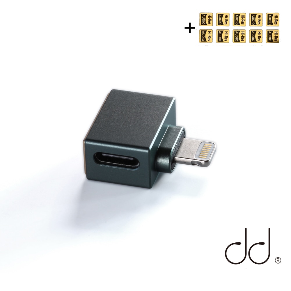 DD ddHiFi TC28i Lightning maschio a tipo-c adattatore OTG femmina per decodificatori su dispositivi iOS, decodifica cavi e auricolari USB-C