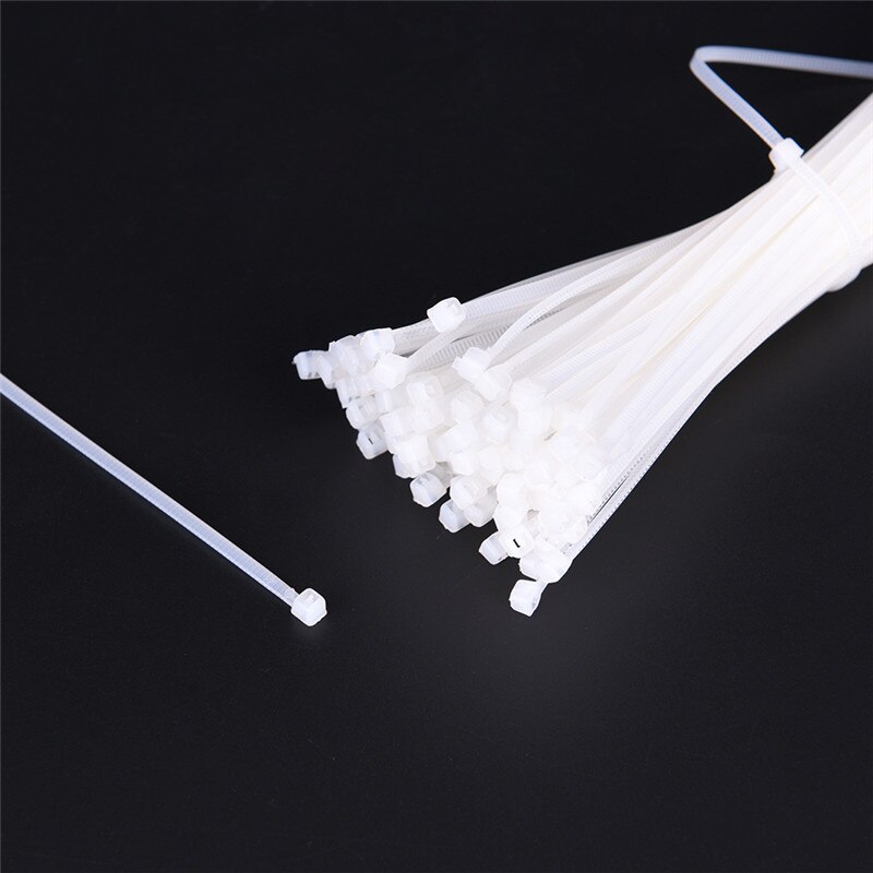 200mm Self-locking Nylon Cable Ties 8inch 200pcs Plastic Zip Tie 18 lbs black wire binding wrap straps UL Certified