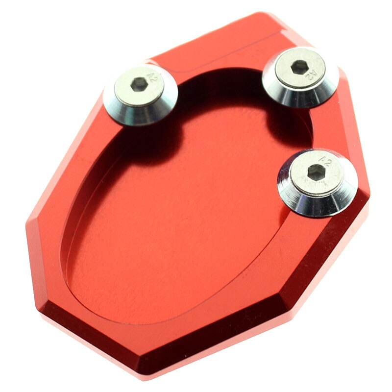 Velospeed Kickstand Pad For Kawasaki Z900 (2017-2022) - CNC Aluminum, Red