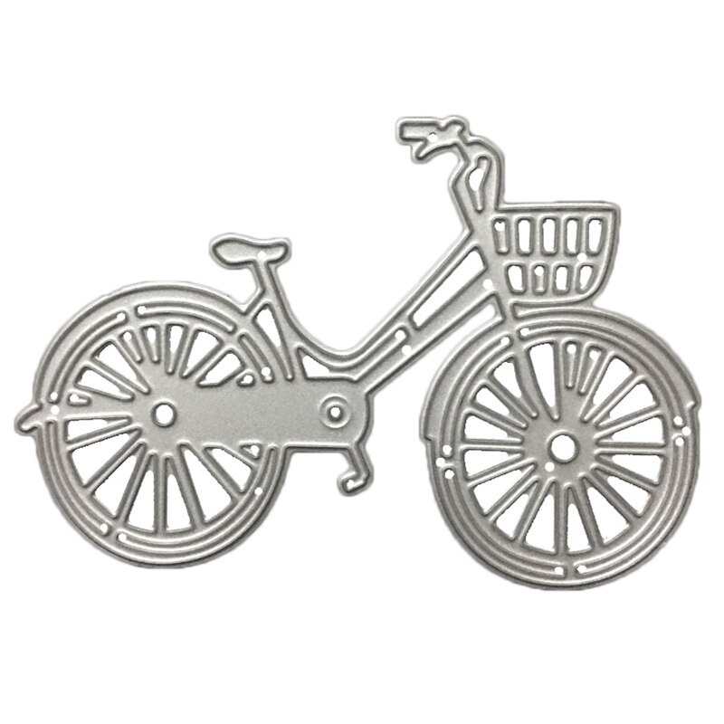 DIY Lovely Bike Bicycle Metal Cutting Dies Stencil For Scrapbooking Paper Card Album Photo Craft Art Embossing Painting Decor