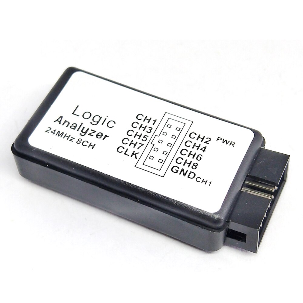 USB Logic Analyzer 24MHz 8 Channel 24M/seconds Logic Analyzer Debugger For ARM FPGA Logic Analyzer Logic 24M 8CH with USB Cable