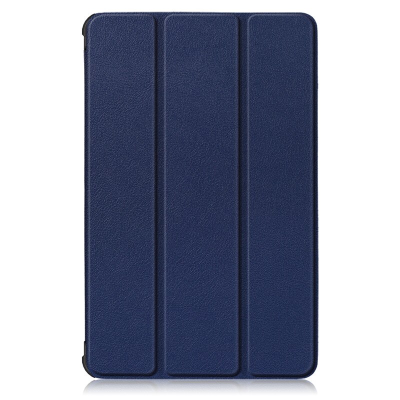 Inteligentne zamknięcie skórzana pokrywa dla Huawei case dla Huawei MatePad 10.4 case BAH3-W09/AL00 magnes stojak pokrywa shell + touch pen + film: Dark blue