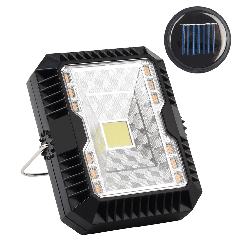 Mutilfunction Solar Camping Lantern USB Rechargeable Power Ourdoor Adjustable LED Tent Light For Hiking Travel Garcen Yard Using