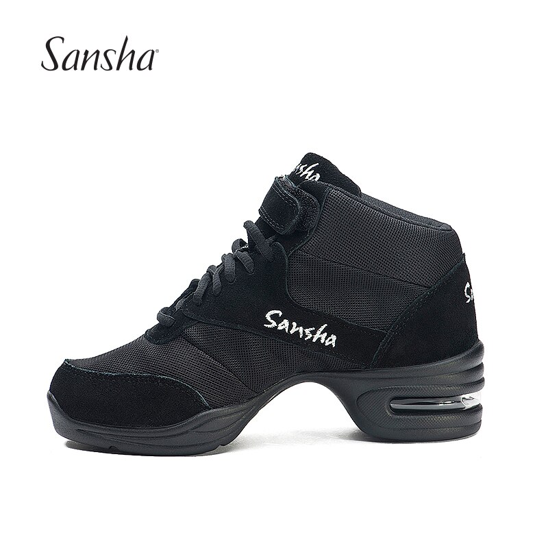 Sansha High-Vamp Mesh Upper Sneakers Comfortable Soft Outsole Dance Shoes H129M