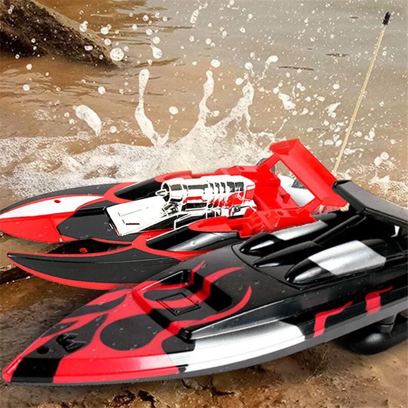 Wireless electric remote control Electric boat Toy boat model High-speed boy watertight yacht The best for children